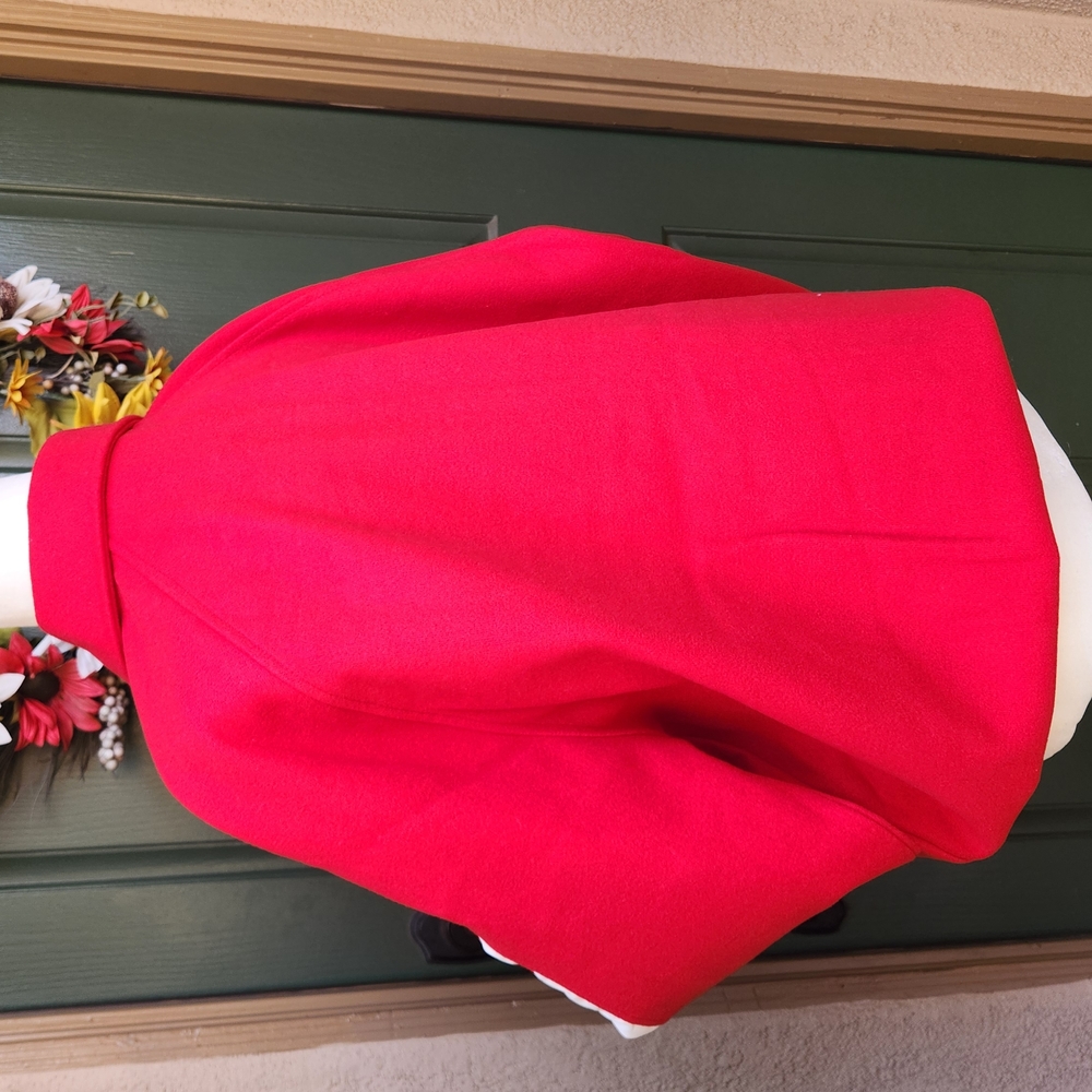 Ladies Red Varsity Jacket - Picture 3 of 5